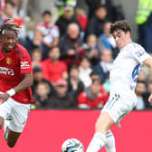 OSLO, NORWAY - JULY 12: Leeds United's Archie Gray in action during the pre-season friendly match between Manchester United and Leeds United at Ullevaal Stadium on July 12, 2023 in Oslo, Norway. (Photo by Matthew Peters/Manchester United via Getty Images)
