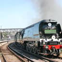 Letting off steam ... the Northern Belle train