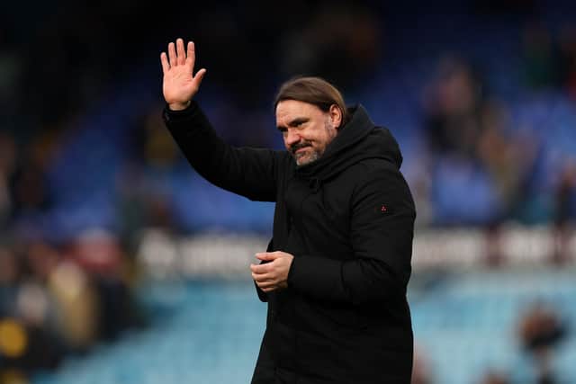FACING THE PRESS: Leeds United boss Daniel Farke, above. Photo by George Wood/Getty Images.