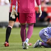 RAPHINHA PROMISE - The Brazilian winger walked on his knees along the Brentford pitch on this day in 2022 as Leeds United survived relegation, then repeated the act as a Barcelona player after winning LaLiga. Pic: Getty
