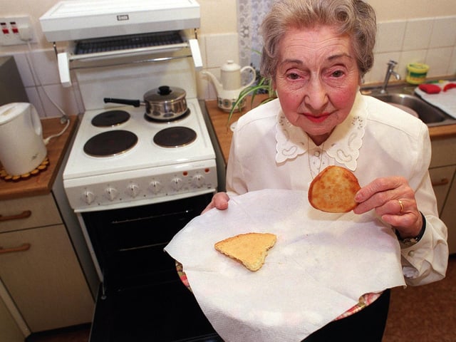 This is Margaret Dedic from Woodhouse who was complaining that her cooker turned her Yorkshires into crisps and her sponges into biscuit.