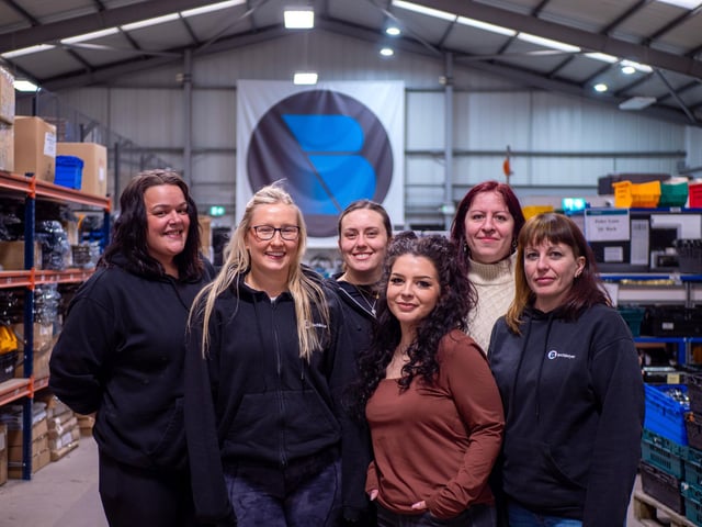 Techbuyer LtoR - Leila Graham, Penny Taylor, Sophie Petch, Danila Borghese, Melinda Kovacs, Becca Henshelwood