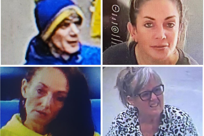 Police want to speak to these people regarding crimes committed in the Leeds area