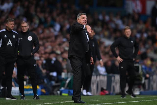 CONSIDERING CHANGE - Leeds United could play in a different formation at West Ham United on Sunday according to Sam Allardyce, with Junior Firpo out suspended. Pic: Getty