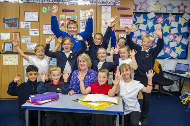 Teacher Dawn Smithers is retiring this week after 42 years at Stanningley Primary School. (Picture: Tony Johnson)