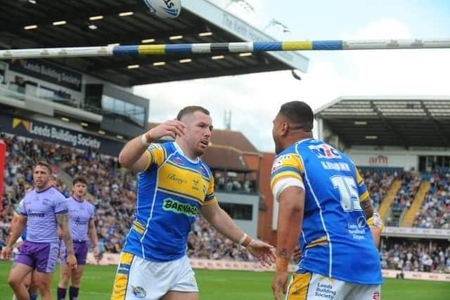 Leeds Rhinos co-captain Cameron Smith, left, is unlikely to play again this year, according to coach Brad Arthur. Picture by Steve Riding.