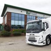 ReFood's first all-electric collection vehicle