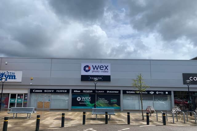New Wex Photo Video store in Moor Allerton District Centre, Leeds