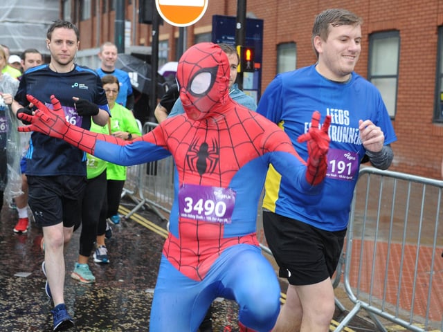 Even Spider-Man got involved in the run.