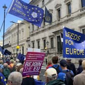 Leeds for Europe took part in the National Rejoin March on Saturday September 28.