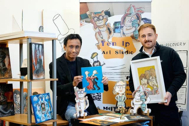 (L-R) Yen Ip and Pete Newton