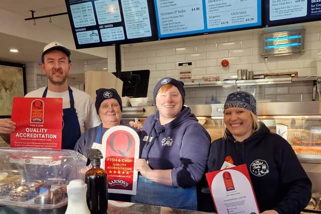 Team behind The Bearded Sailor, in Pudsey. Photo: The Bearded Sailor