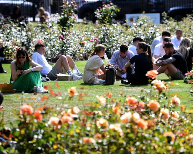Temperatures in Leeds are expected to reach up to 22C this weekend.
