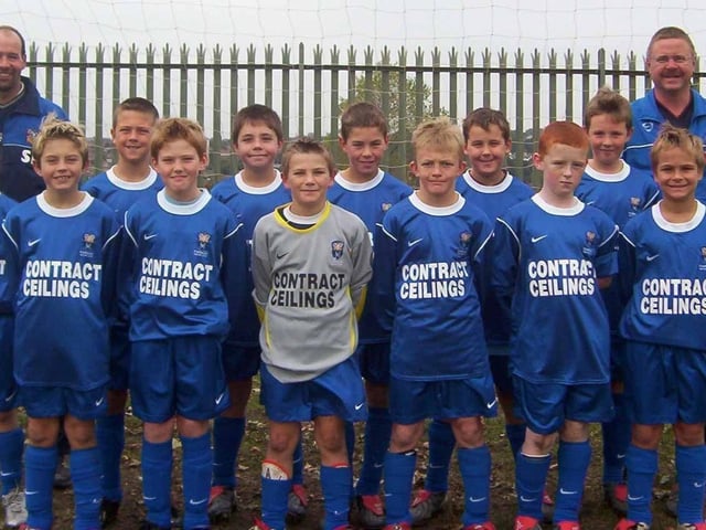 Farsley Celtic U-11s pictured in October 2003.