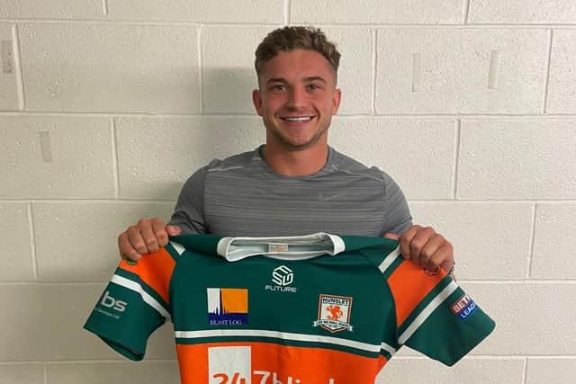 Hunslet's new signing Jamie Greenwood. Picture by Hunslet RLFC