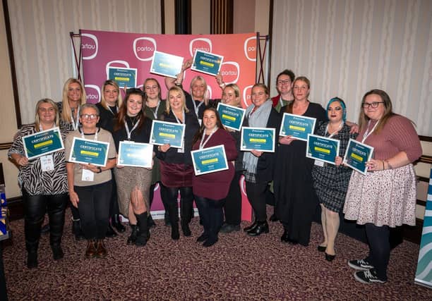 Team members from some of the 37 Partou nurseries awarded Reputation ‘900 Club’ status