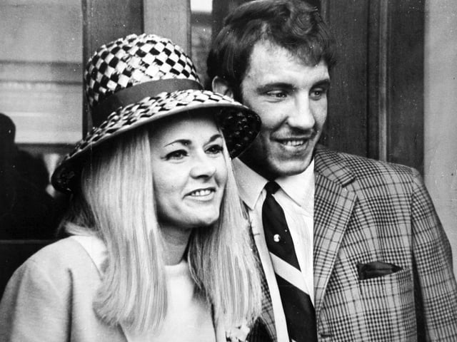 Pools winner Vivian Nicholson married  Brian Wright at Tadcaster Register Office in March 1969.