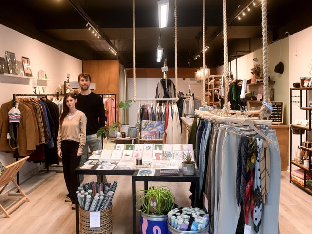 Inside the former Trad Collective store in Headingley.
