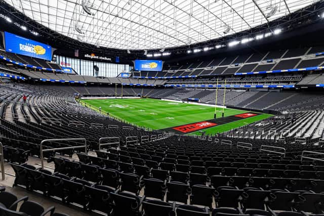 Allegiant Stadium, Las Vegas. Picture by Alex Whitehead/SWpix.com.