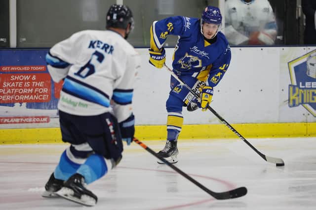 HIGH LIFE: Oli Endicott enjoyed his experience with the Elite League's Coventry Blaze. Picture: Stephen Cunningham/Knights Media.