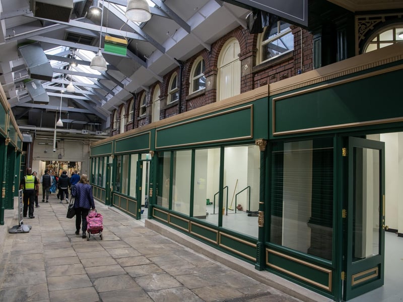 A total of 24 units were renovated and improved with features including new canopy fronts, electric roller shutters, extraction ducting, LED lighting and extra storage space.
