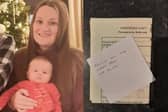 Leeds mum Helen Fulton, 29, thought she had lost her 10-week-old son's birth certificate forever after it blew away in the city centre