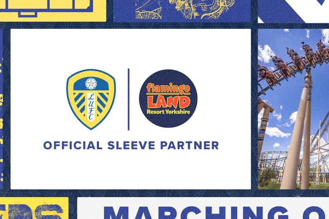 Leeds United have struck a sleeve sponsorship agreement with the popular theme park attraction