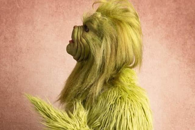 Ryan Swain who plays The Yorkshire Grinch the UK's most authentic tribute to The Grinch.