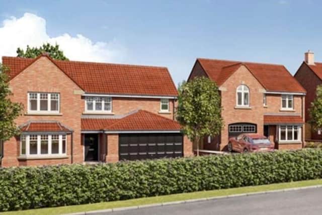 Harron Homes has applied for permission to construct a range of properties on a parcel of land off De Lacy Way, in Pontefract. Image: Harron Homes