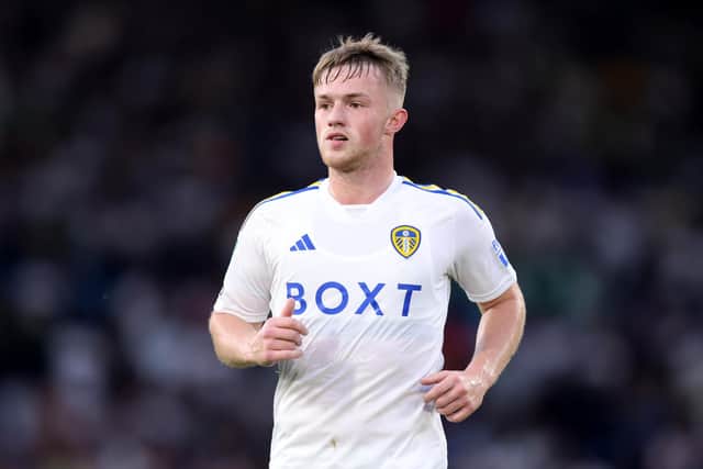 TIME TO SHINE? Leeds United forward Joe Gelhardt, above, is favourite to score first in today's Championship clash at Birmingham City. Photo by George Wood/Getty Images.