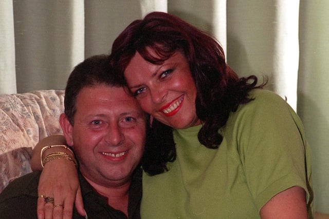 This is Garforth's Keith and Julie Trow who married 19 years after first meeting. Pictured in September 1997.