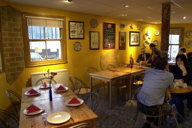 The interior of La Dorada restaurant, Mount Preston Street, Leeds, which was painted by Julian Sleap, pictured on January 23, 2001.
