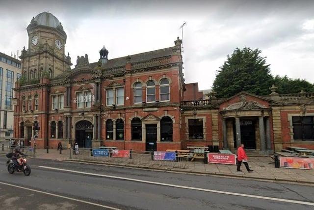 Now entering double figures, The Library is the tenth stop on the run and often has live music or DJs to soundtrack your night as you enter the final strait.

Address: 229 Woodhouse Ln., Woodhouse, Leeds LS2 3AP