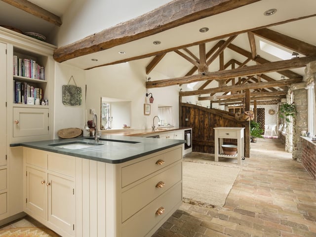 Looking from the kitchen towards the family living area.