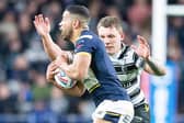 Kruise Leeming's final start for Rhinos was against Hull at Headingley a monthn ago. Picture by Allan McKenzie/SWpix.com.