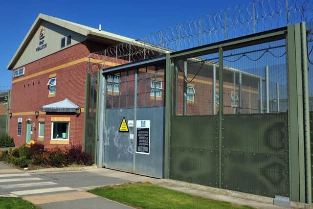 HMP Wealstun at Thorp Arch, where Thompson attacked an officer.