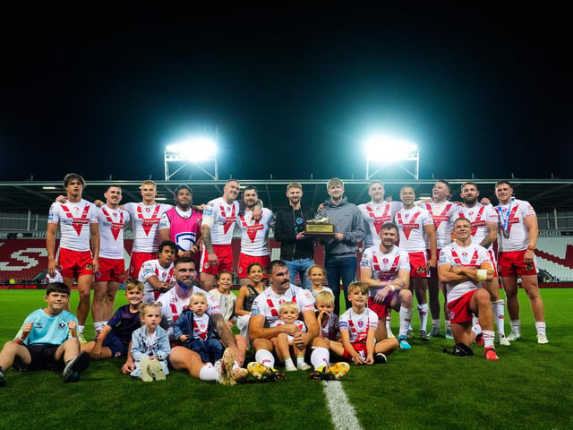 Hull KR (A, win) Wigan Warriors (H, win), Leigh Leopards (A, win), Castleford Tigers (H, win). Predicted final points: 40 (second place).