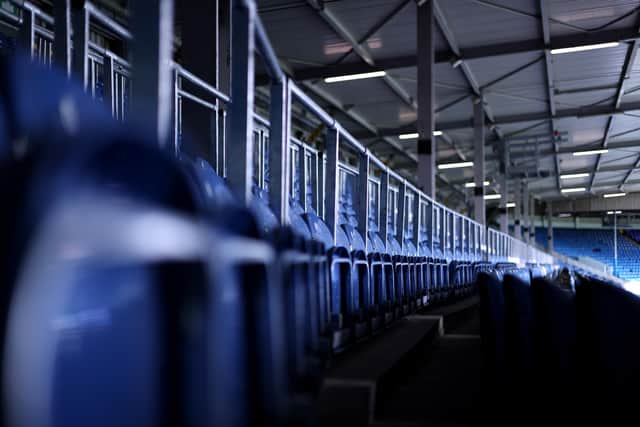 LEEDS, ENGLAND - FEBRUARY 25: A general view inside the stadium prior to the Premier League match between Leeds United and Southampton FC at Elland Road on February 25, 2023 in Leeds, England. (Photo by George Wood/Getty Images)