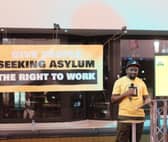 Nurse epidemiologist Wilson Febe speaks about being denied the right to work