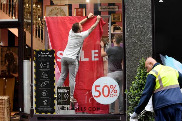 Jack Wills closed its Leeds city store on April 15 after a clearance sale. Image: Simon Hulme