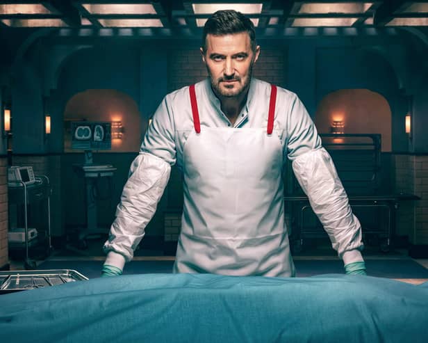 Richard Armitage plays maverick forensic pathologist Ethan Winter in the new ITV drama Winter, which began this week (Picture: Eagle Eye Drama/ITV/ITVx)