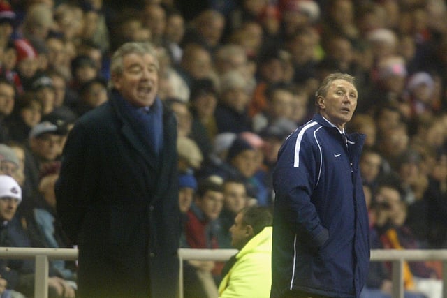 Howard Wilkinson in the opposing dugout during a Leeds United fixture as Sunderland boss during 2002 - a decidedly less successful managerial stint compared to his time at Elland Road (Photo by Gary M. Prior/Getty Images)