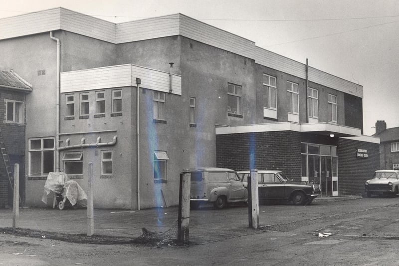 Middleton Social Club on Thorpe Street pictured in January 1969.