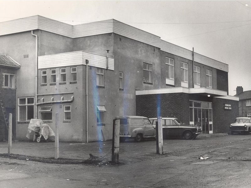 Middleton Social Club on Thorpe Street pictured in January 1969.