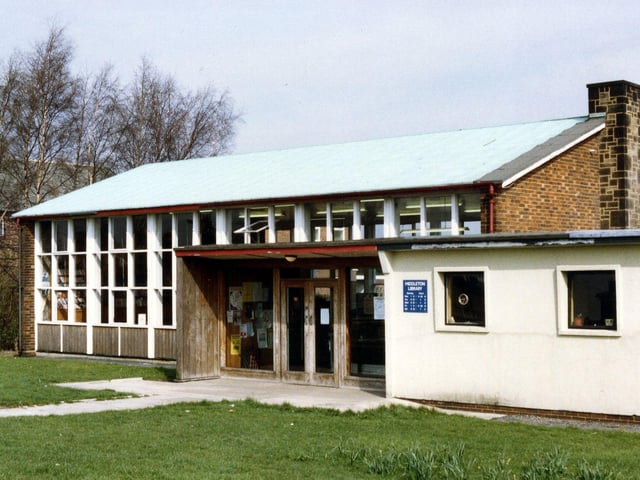 Middleton Branch Library on Middleton Park Avenue. This is the old library, opened in 1956, which had a police station adjacent to it. It has since been demolished and a new library has been built at St. George's Centre to replace it.