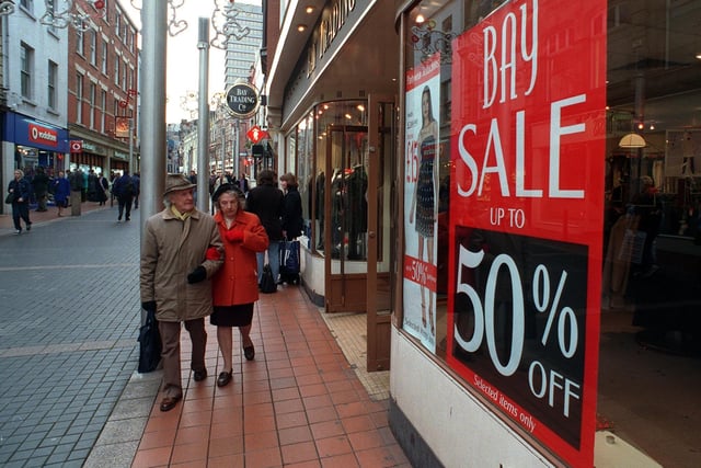 The Bay Trading Company on Commercial Street were offering reductions of up to 50 per cent.