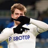 Leeds United striker Patrick Bamford. (Photo by JON SUPER/POOL/AFP via Getty Images)