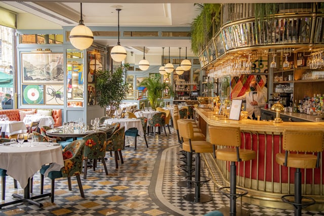 The Victoria Quarter restaurant scored 8 for food, 9 for atmosphere, 10 for service and 7 for value