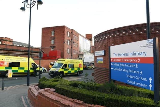 Leeds hospitals recorded 105 sewage leaks last year.