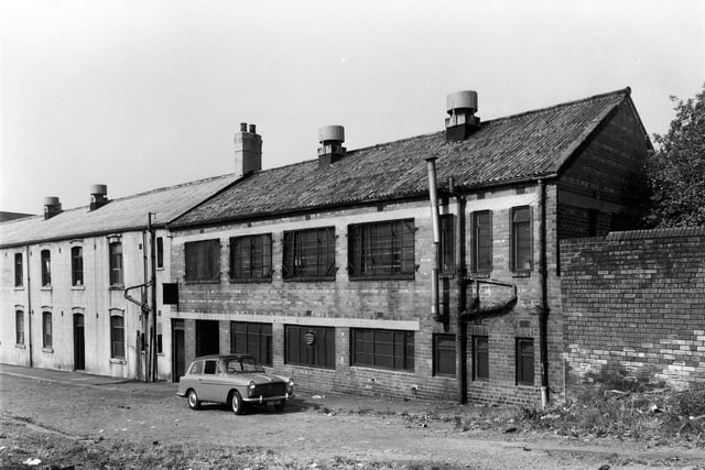 Two clothing works on Pilot Street between Firth Street and New Cleveland Street. This area was locally known as Newtown. Pictured in September 1959.